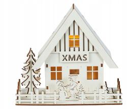 Livarno Home Fa karácsonyi dekorációs házikó Led világítással (HG09527B)