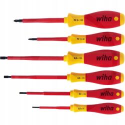 Wiha 6 db-os SoftFinish szigetelt Vde lapos, kereszthornyos csavarhúzó készlet Pz 25477 Wiha (4010995254773)