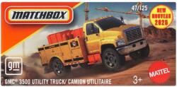 Mattel Matchbox: Papírdobozos GMC 3500 Utility Truck kisautó 1/64 - Mattel (DNK70/JBV04) - innotechshop
