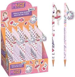 Luna Luna: Lányos grafitceruza mintás radírral, kétféle változatban 1db (000586492) - innotechshop