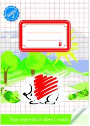 ICO ICO: Süni sulikész bekötött nagy négyzethálós füzet A/5 1. osztályos (7500051003-553861)