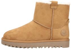 RIEKER Cizme dama, Rieker, 99870-24-Maro, casual, textil, scurte, imblanite, cu talpa joasa, maro (Marime: 37)