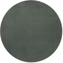 Ayyildiz Зелен кръгъл килим подходящ за пране ø 120 cm Pouffy - Ayyildiz Carpets (POUFFY1201205100GREEN)