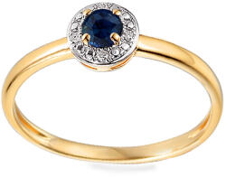 Heratis Forever Gyűrű zafírral és gyémántokkal Armonda IZBR586Z