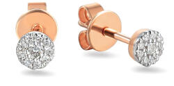 Heratis Forever Ziva gyémánt fülbevaló, rózsa arany, 9K IZBR908RNHR