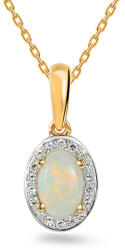 Heratis Forever Briliáns medál ausztrál opállal 0, 060 ct IZBR790PHR