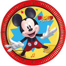 Procos Disney Mickey Jump Into Fun papírtányér 8 db-os 20 cm FSC (PNN97224)