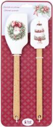 Nuvole di Stoffa Ajándék szett: 2 szilikon spatula fa nyéllel Storia di Natale torta