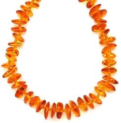 R. M. ékszer Borostyán splitter nyaklánc 50-55cm (023634)