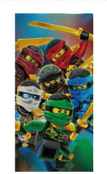  Lego Ninjago Golden Weapons fürdőlepedő, strand törölköző 70x140cm (Fast Dry) (FML358954) - szukits