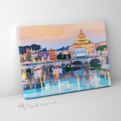 Makana Ponte Sant' Angelo - Számfestő készlet, kerettel (30x40 cm)