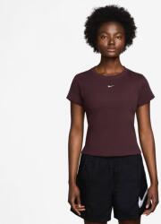 Nike Sportswear Womens Tight Ribbed Short-Sleeve T-Shirt M | Femei | Tricouri | Roșu | HV4994-652