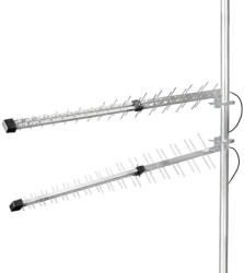 Nedis ANOR4G30ME 5G/4G/3G kültéri antenna, 15 dB nyereség, ezüst