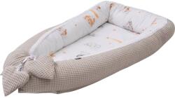 Bubaba babafészek pamutvászon L méret- Sleepy animals beige (47696)