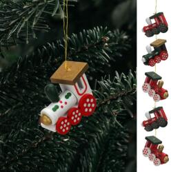  Karácsonyi fa mozdonyok 6 db