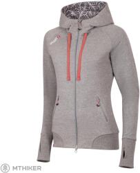 OCÚN HOODIE ZIPPER női pulóver, szürke paloma/ezüst színű (XL)