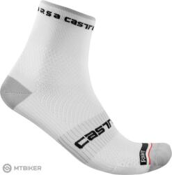 Castelli ROSSO CORSA PRO 9 zokni, fehér (LX)