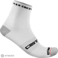 Castelli ROSSO CORSA PRO 9 zokni, fehér (XXL)