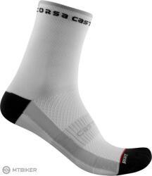 Castelli ROSA CORSA W 11 női zokni, fehér/fekete (LX)
