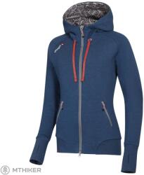 OCÚN HOODIE ZIPPER női pulóver, blue opal/silver scone (XS)