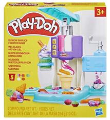 Hasbro Play-Doh: Szivárványos fagylalt játékkészlet (G0028) (G0028)