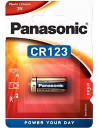 Panasonic CR123 3V lítium fotóelem 1db/csomag (CR123AL-1BP) (CR123AL-1BP)