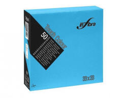 INFIBRA Szalvéta 33x33cm türkiz 2 réteg 50 lap/csomag (DA503XSZADI0837)