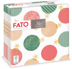 FATO Sztár karácsonyi szalvéta Bubble Gold 2 rétegű 38x38cm 40 szál/csomag (DA503XSZAD82976200)