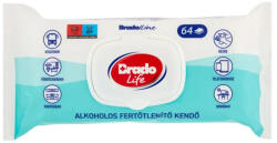 Bradoline BradoLife alkoholos fertőtlenítő kendő 64db/cs (DA503XSZWY5997001771822)