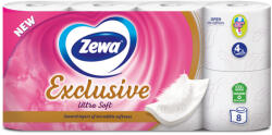 Zewa toalettpapír 4r. , 8tek/csg, 7csg/karton, Exlusive Ultra Soft (DA503XSZHT7322541191041)