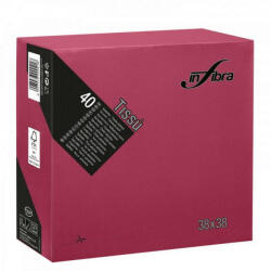 INFIBRA Szalvéta 38x38cm Bordó 2 réteg 40 lap/csomag (DA503XSZADI0463)