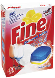 Well Done Fine 5 in1 mosogatógép tabletta 40x20g (DA503XSZHT5998466119440)