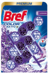 Bref Color Aktív WC tisztító, golyós Mega Pack, 3DB-os 3X50g LEVENDULA (DA503XSZWY9000101089646)