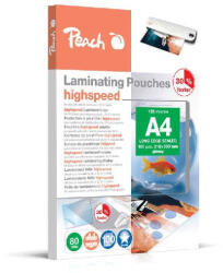 Peach lamináló fólia A4 (303x216mm), 80mic, Highspeed, 100db (PP580-22)