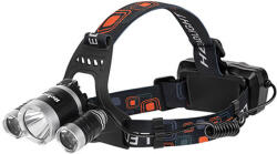 Rebel lanterna frunte accu 10w + 2x 3w 350lm rebel (URZ3608-1)