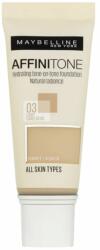 Maybelline Egységesítő smink HD pigmenty Affinitone (Hydrating Tone-One-Tone Foundation) 30 ml 02 Light Porcelain