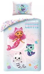 Halantex Gabi babaháza: Sellők ovis ágyneműhuzat szett - 100 x 135 cm, pamut (GAB-0136SBL) - jateknet