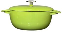 M-Cooker Cratita din fonta emailata, 24cm, Verde, M-Cooker