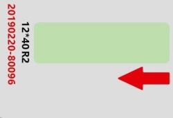 NIIMBOT štítky RP 12x40mm 155ks Green pro D11 a D110 (A2A68301701)