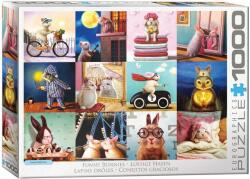 EUROGRAPHICS 1000 db-os puzzle - Funny Bunnies, Lucia Heffernan (6000-5693) (6000-5693)