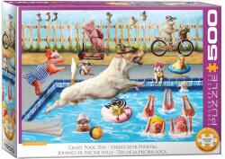 EUROGRAPHICS 500 db-os puzzle - Crazy pool day by Lucia Heffer (6500-5878) (6500-5878)