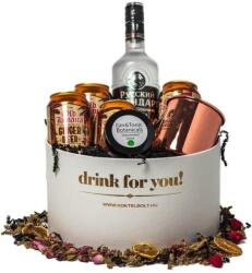  Drink For You feliratos Russian Mule Ajándék csomag fehér díszdobozban