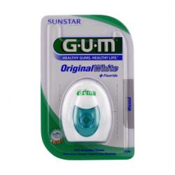 Sunstar Gum Fogselyem, GUM, eredeti fehér fogselyem, fluor és szilícium mikrorészecskékkel, 30 m (GUM-ORWHT-AD-30m)
