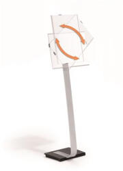 DURABLE Padlóállvány, A3, DURABLE INFO SIGN, ezüst (DB481323) (DB481323)