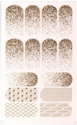 Brillbird Vizes körömmatrica - Golden Hour