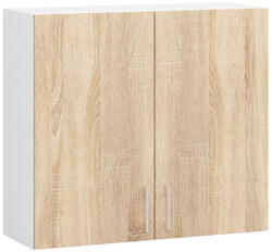 Akord Lima 80 Fali Konyhaszekrény Sonoma Tölgy Fehér