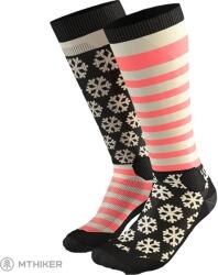 Dynafit FT GRAPHIC térdzokni, bordó (EU 39-42)