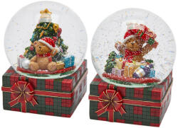 Havazógömb zenélő macis 20x15cm 2 féle/db