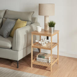 PremiumXL en. casa Bambusz állópolc 3 polccal Ikerasak