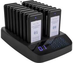  Titan, vezeték nélküli személyzeti hívórendszer, pager, éttermek számára, 16 személyhívó, 2 hívási mód (547466747)